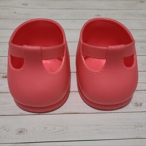 Vintage Cabbage Patch Kids 2004 Pink Mary Jane Style Doll Shoes